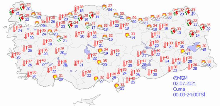 Meteoroloji uyardı! Haftasonu plan yapacaklar dikkat