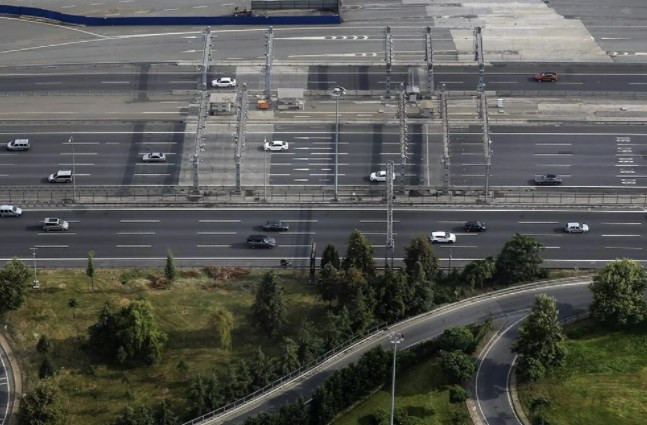 İstanbul'da helikopterli trafik denetimi