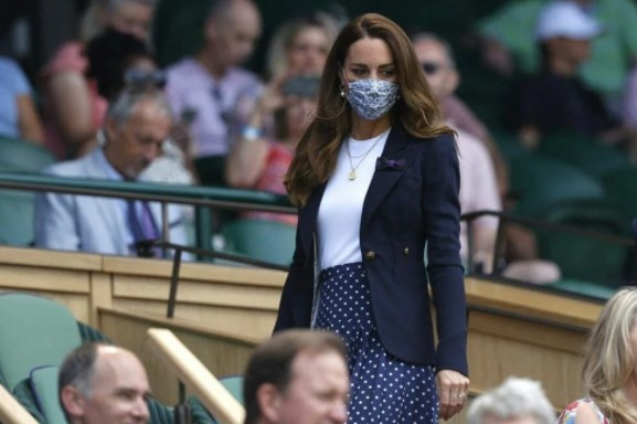 Kate Middleton korona temaslısı olduğunu Wimbledon'da öğrendi