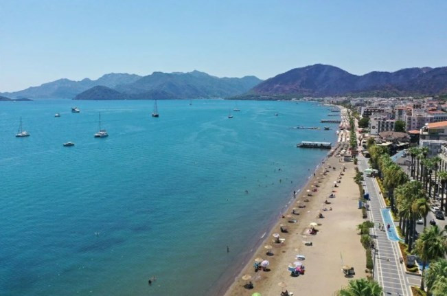 Yangınların ardından Marmaris'te hareketlilik yeniden başladı