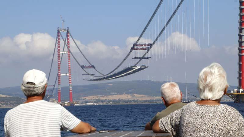 1915 Çanakkale Köprüsü'nün yolu göründü!