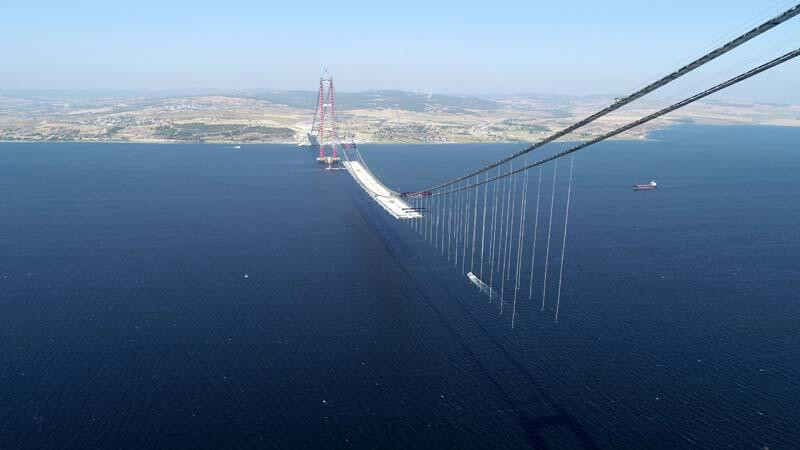 1915 Çanakkale Köprüsü'nün yolu göründü!