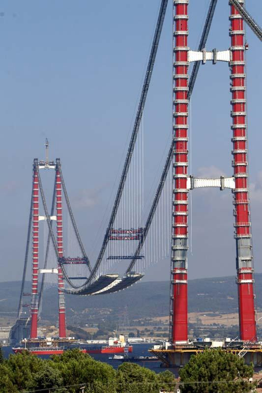 1915 Çanakkale Köprüsü'nün yolu göründü!