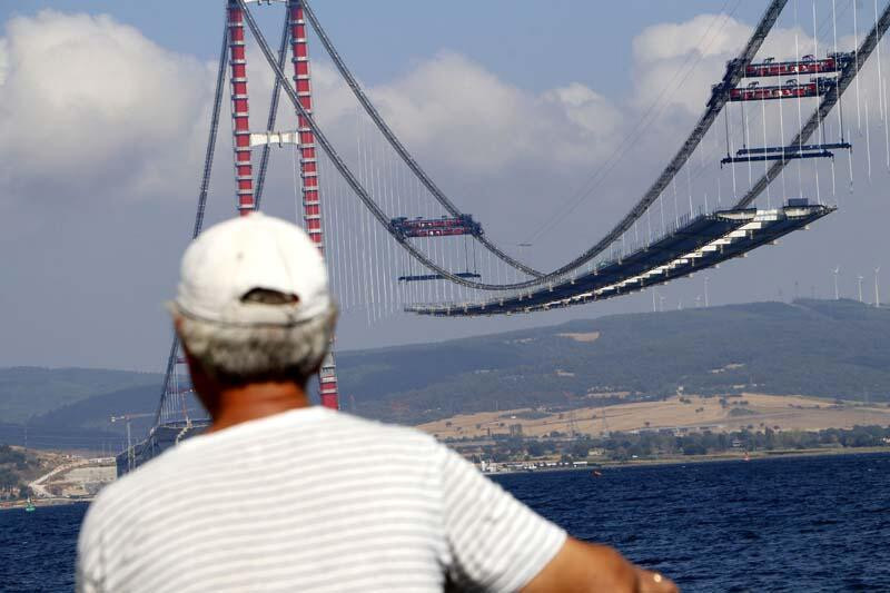 1915 Çanakkale Köprüsü'nün yolu göründü!