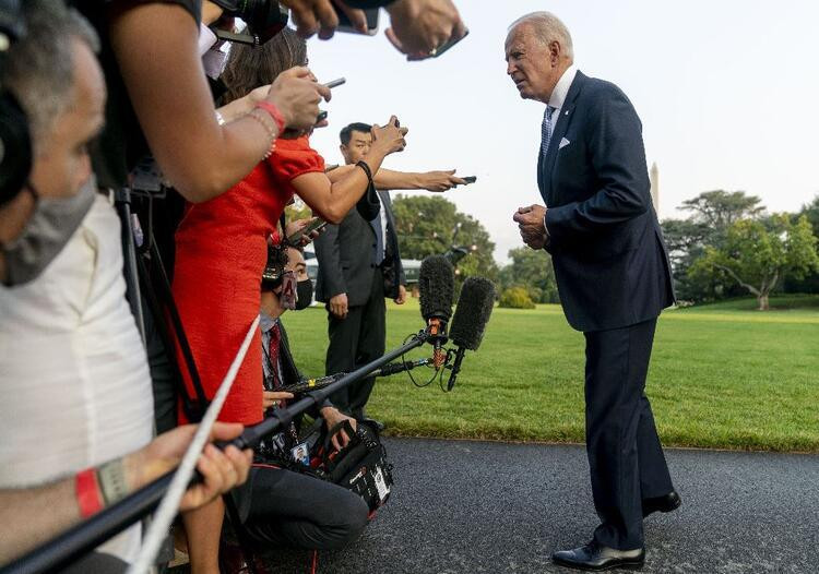 Biden'dan muhabire soğuk şaka!