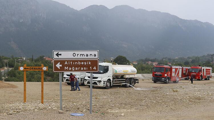 Yangın bölgesinde flaş gelişme! Yağmur sevinci!