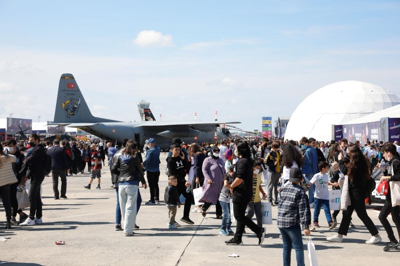 TEKNOFEST'tin dördüncü gününde 'Milli Kanatlar' havalandı