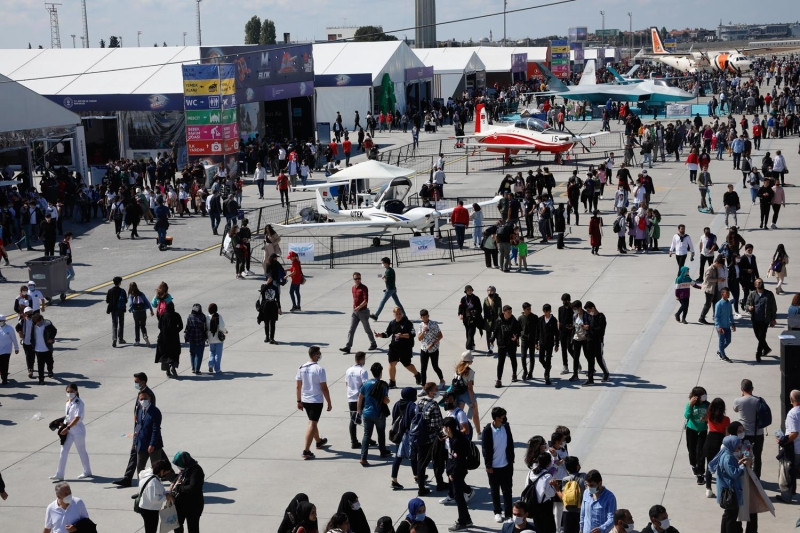 TEKNOFEST'tin dördüncü gününde 'Milli Kanatlar' havalandı