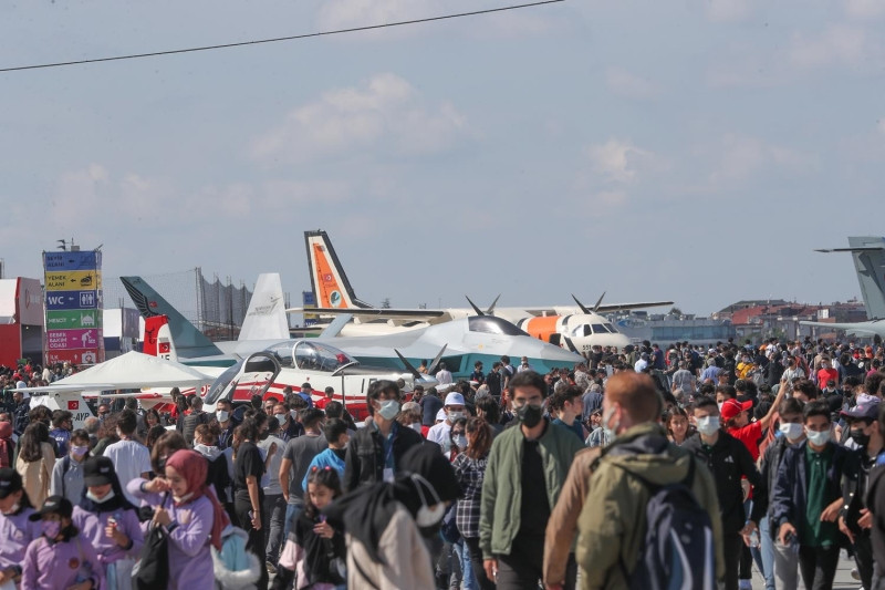 TEKNOFEST'tin dördüncü gününde 'Milli Kanatlar' havalandı