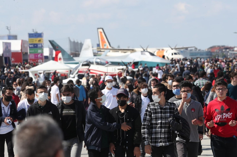 TEKNOFEST'tin dördüncü gününde 'Milli Kanatlar' havalandı