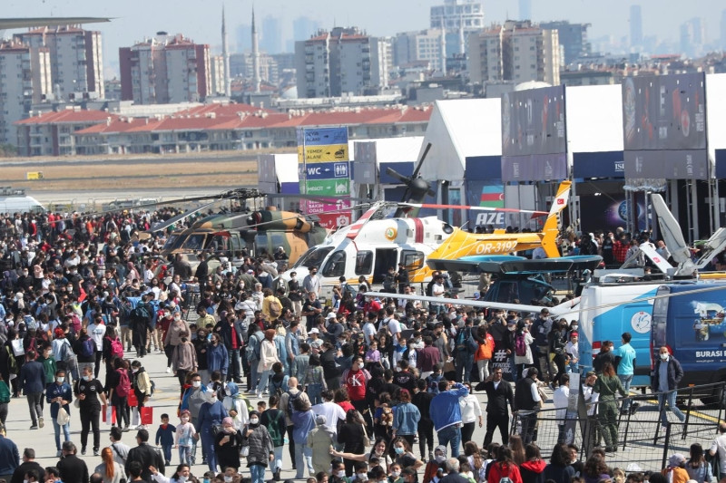 TEKNOFEST'tin dördüncü gününde 'Milli Kanatlar' havalandı