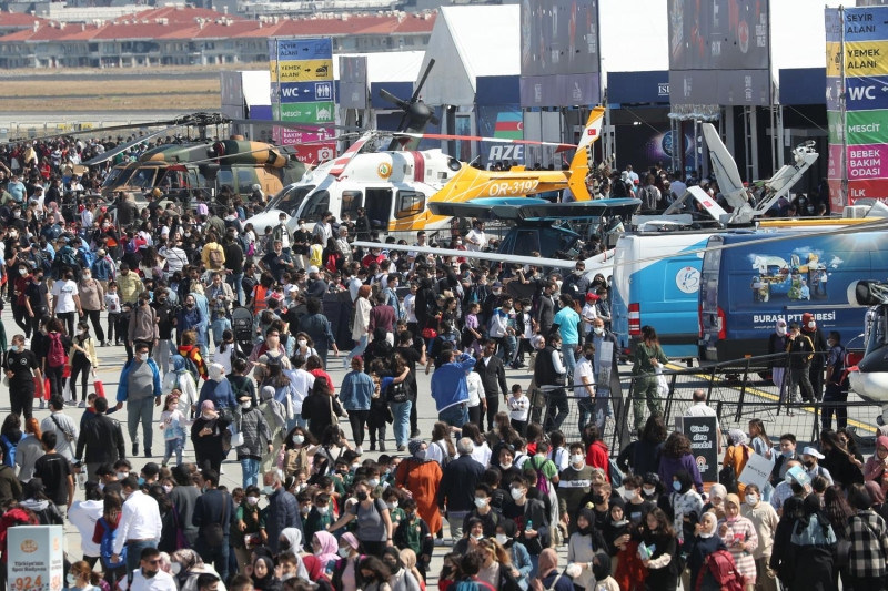 TEKNOFEST'tin dördüncü gününde 'Milli Kanatlar' havalandı