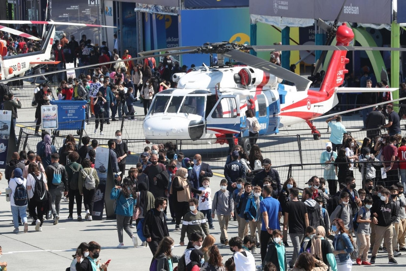 TEKNOFEST'tin dördüncü gününde 'Milli Kanatlar' havalandı