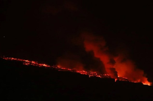 La Palma'da lavlar denize ulaştı