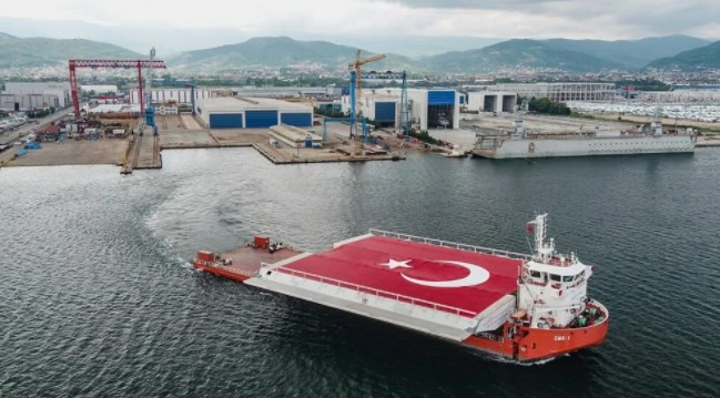 1915 Çanakkale Köprüsü'ne son tabliye bloğu sevkiyatı yapıldı