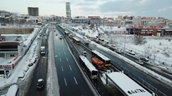 Kar yağışı sonrası İstanbul'da son durum