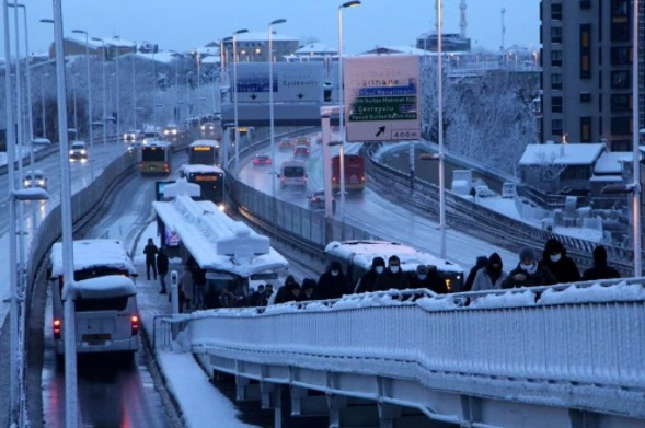 Kar yağışı sonrası İstanbul'da son durum