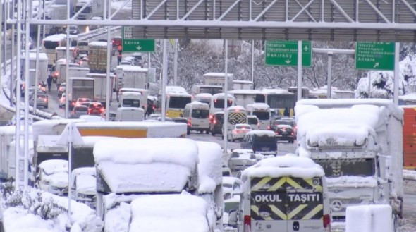 Kar yağışı sonrası İstanbul'da son durum