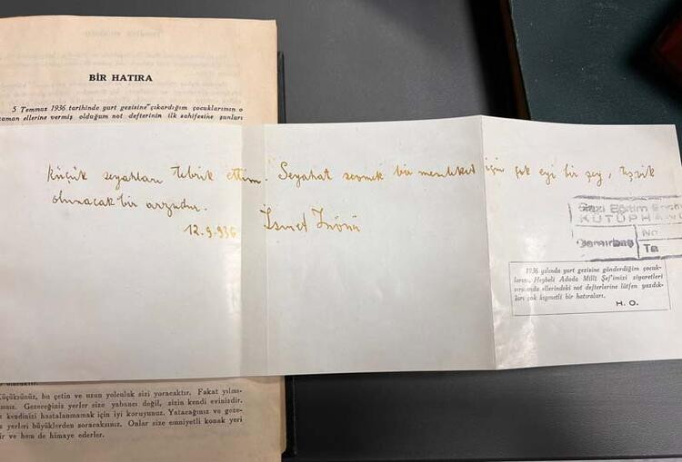 İsmet İnönü'nün notu, 86 yıl sonra ortaya çıktı