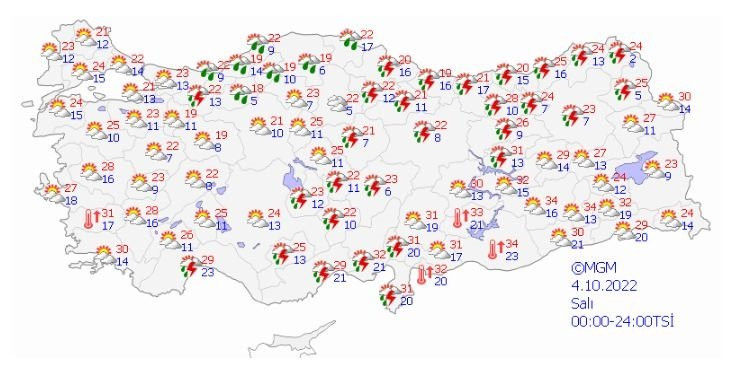 Meteoroloji uyardı: Sıcaklıklar düşüyor, yağışlı hava geliyor