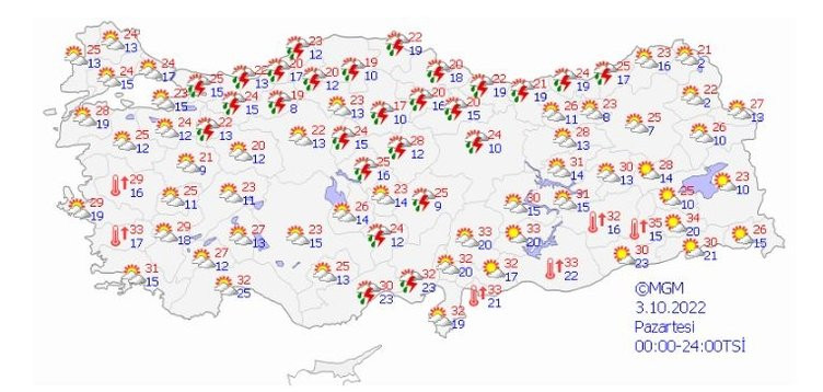 Meteoroloji uyardı: Sıcaklıklar düşüyor, yağışlı hava geliyor