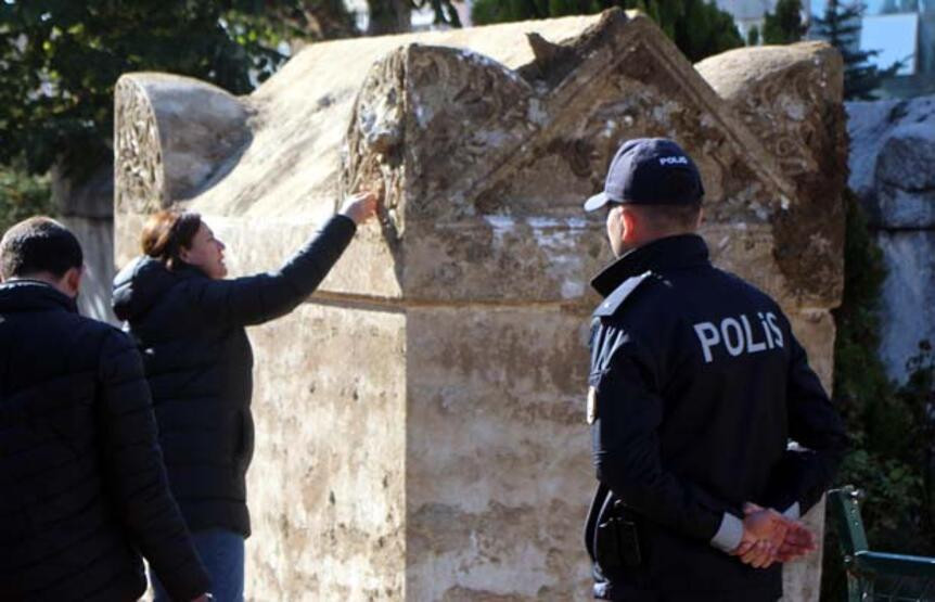 Roma dönemine ait lahit böyle açıldı!