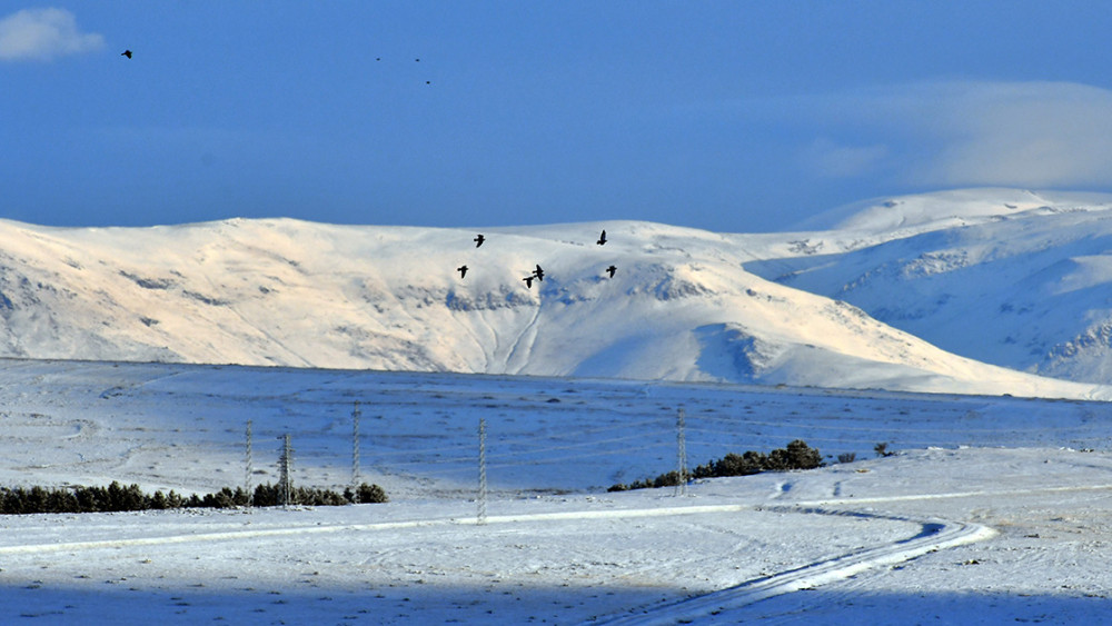 Kars'tan kar manzaraları