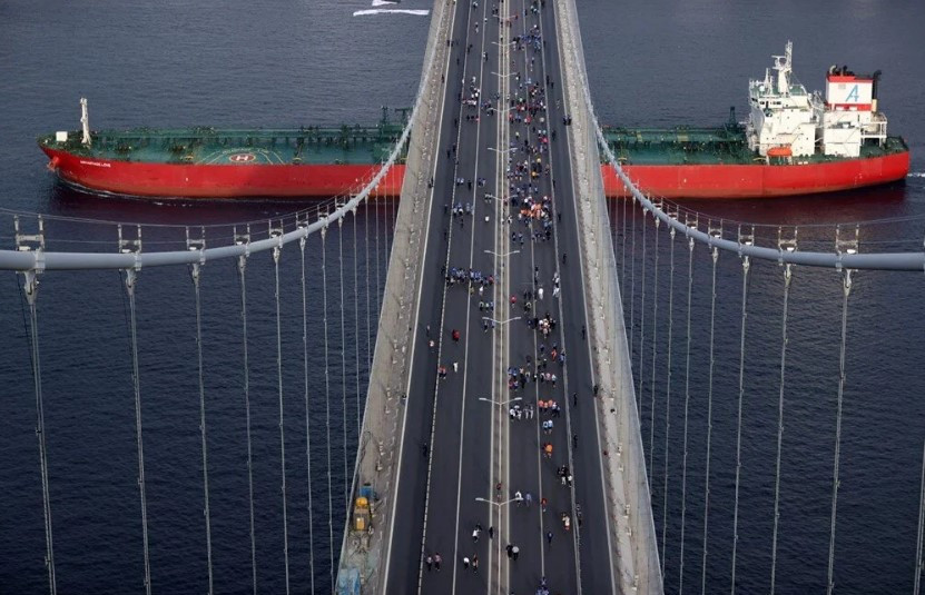 44. İstanbul Maratonu'ndan ilginç kareler