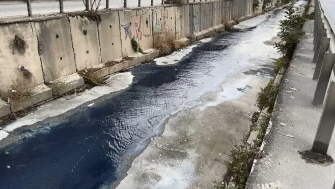 Ayvalıdere'de korkutan mavi su hakkında İSKİ açıklama yaptı