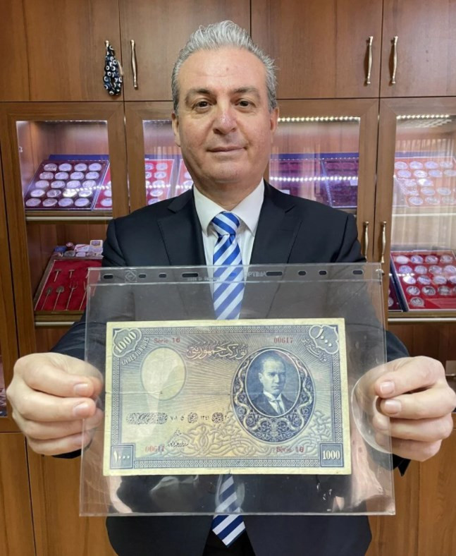 Türkiye'nin en değerli banknotu açık artırmaya çıkarıldı