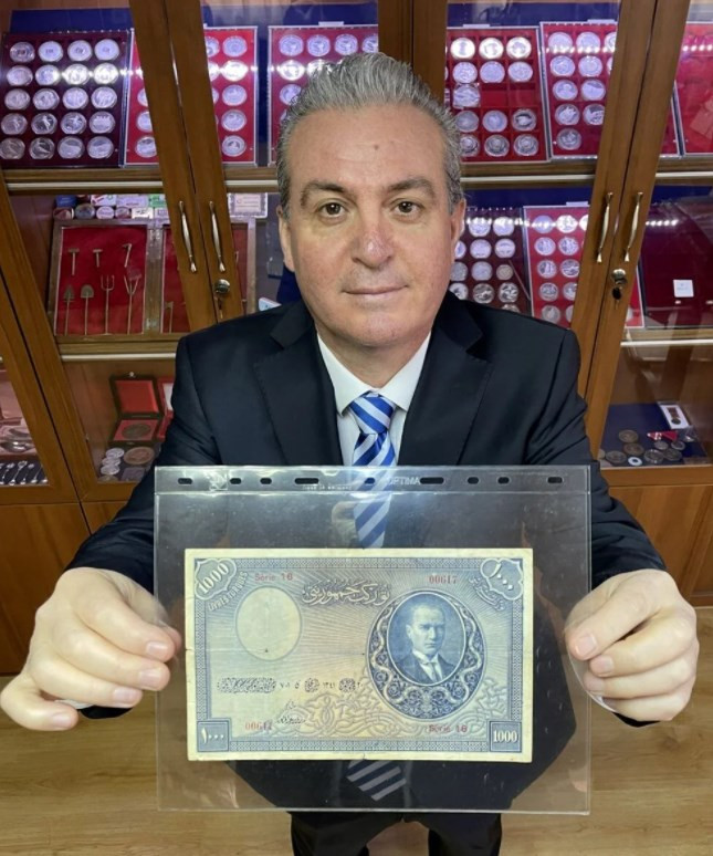 Türkiye'nin en değerli banknotu açık artırmaya çıkarıldı