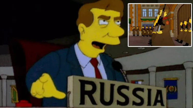 Simpsonlar Rusya-Ukrayna krizini 1998'de bildi!