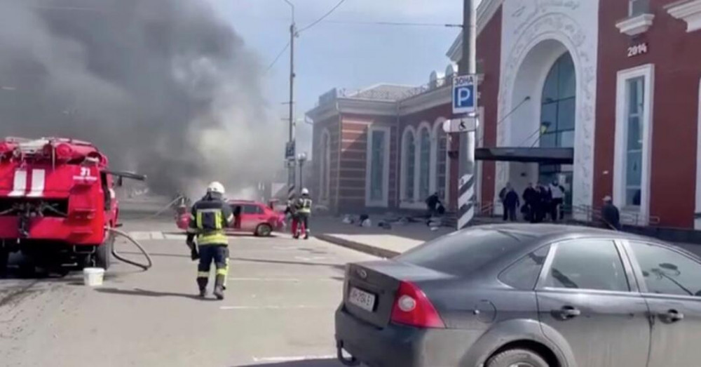 Tren istasyonu katliamından ilk kareler: Yüzlerce sivil vardı!