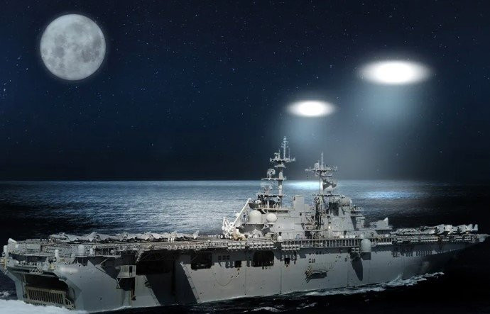 ABD'nin sır belgeleri ortaya çıktı:  Savaş gemisinde UFO alarmı!