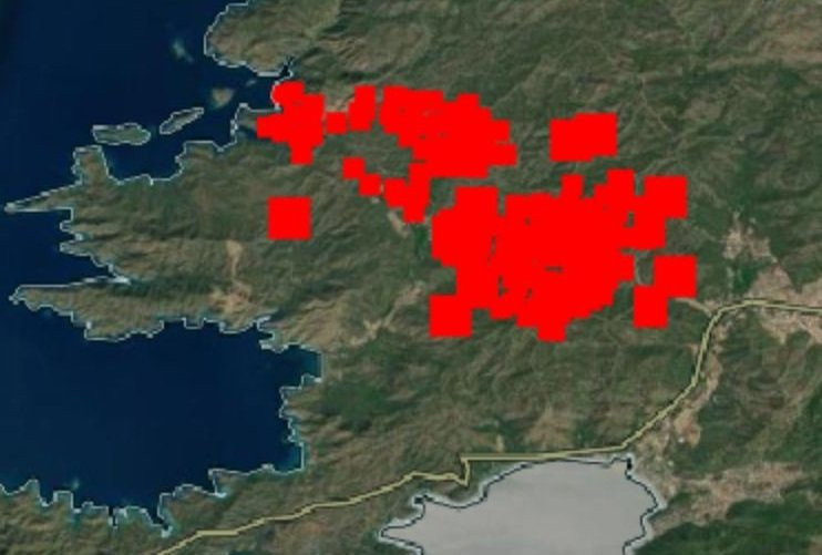 Marmaris’te yangın hızla yayılıyor!