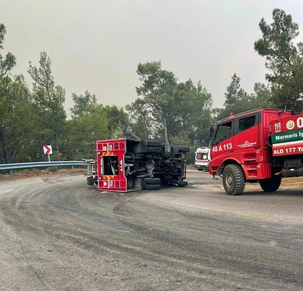 Datça'daki orman yangını kontrol altına alındı!