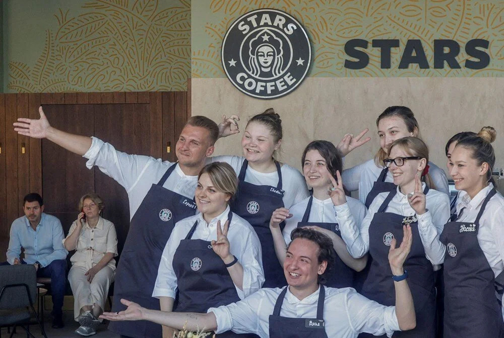 Logoda değişiklik: Starbucks Rusya'da 'Stars Coffee' oldu!