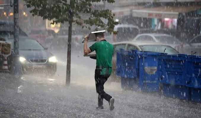 İstanbul'a sağanak yağış geri geliyor