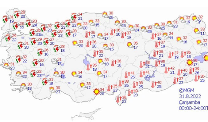 İstanbul'a sağanak yağış geri geliyor