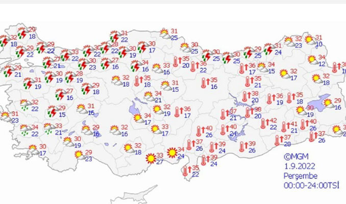 İstanbul'a sağanak yağış geri geliyor