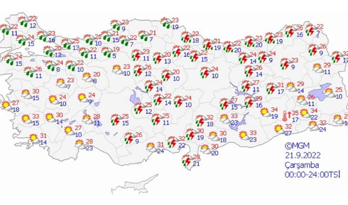 Dikkat! 17 il için sarı kodlu uyarı