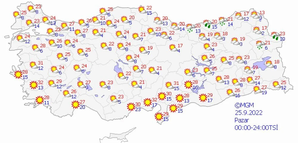 Serin hava gidiyor... Sıcaklıklar yükseliyor!