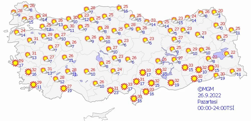 Serin hava gidiyor... Sıcaklıklar yükseliyor!