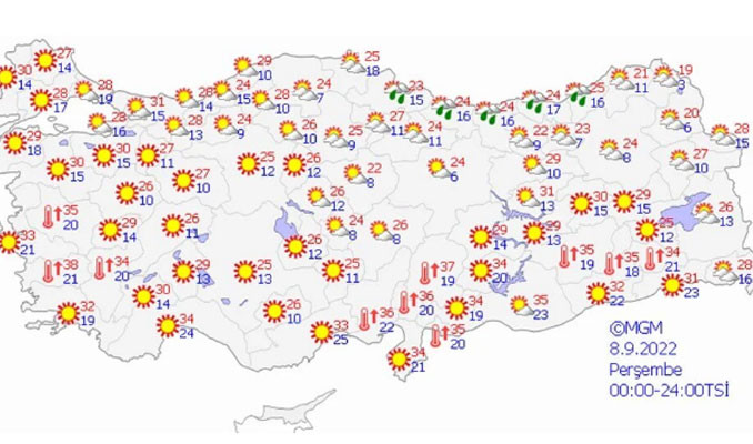 Bir haftada iki mevsim: Önce yaz sonra kış