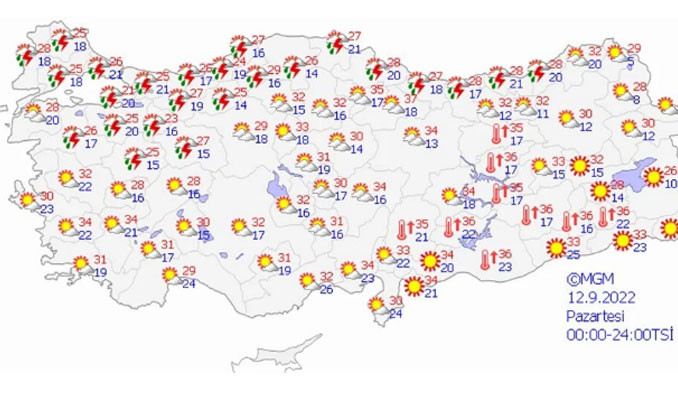 Bir haftada iki mevsim: Önce yaz sonra kış