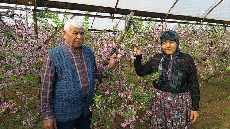 Mersin'de iki mevsim aynı anda: Bir yanı bahar bir yanı kış