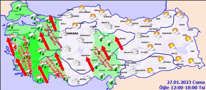 Meteoroloji'den uyarı: Sağanak vuracak!