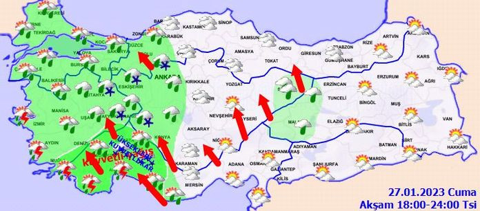 Meteoroloji'den uyarı: Sağanak vuracak!