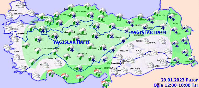 Meteoroloji'den 20 il için kar yağışı uyarısı