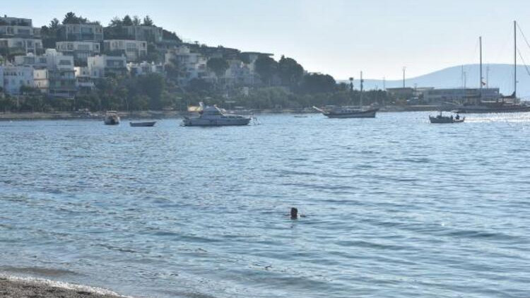 Fotoğraflar bugün çekildi: Ocak ayında deniz keyfi!